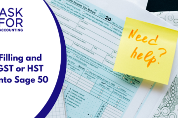 Create, Filling, Record GST or HST Return Sage 50