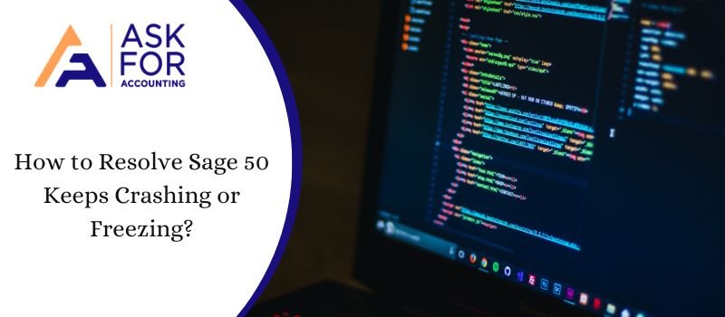 Sage 50 Keeps Crashing