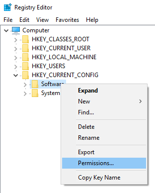 registry editor