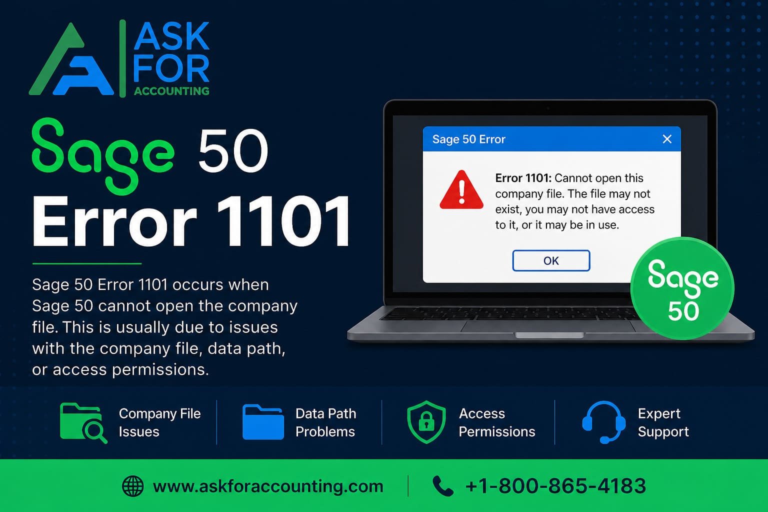 Sage 50 Error 1101