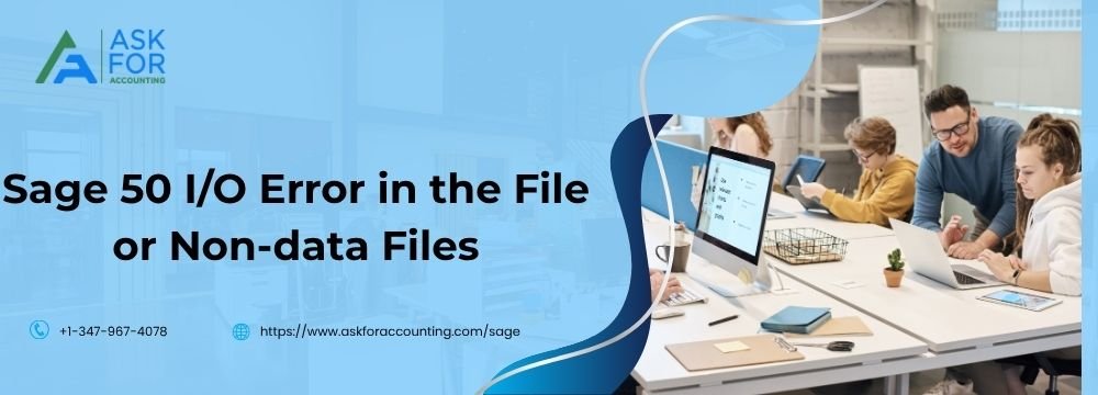 Sage 50 IO Error in the File or Non-data Files