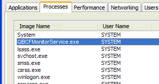 Restart QBCFMonitorService.exe