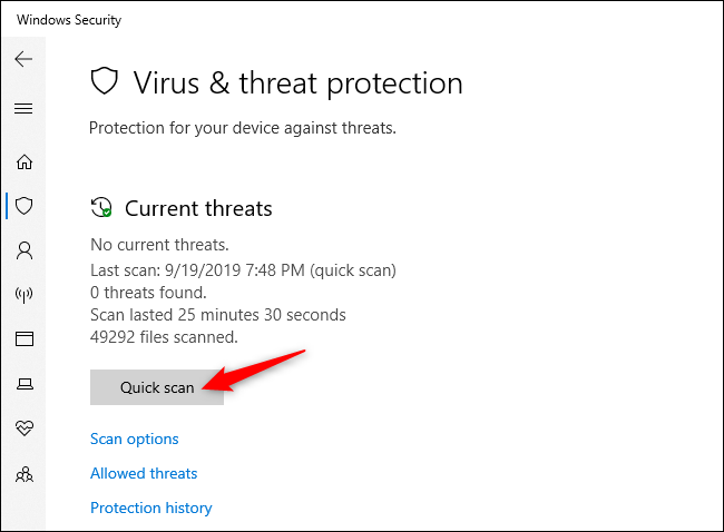 Scan your System for Virus and Malware