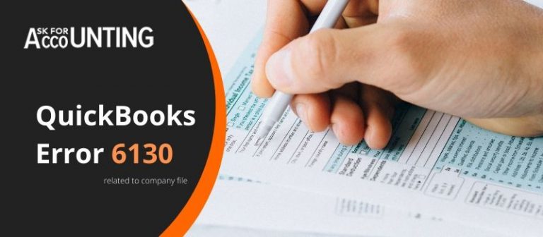 QuickBooks Error 6130