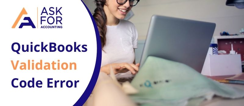 QuickBooks Validation Code Error