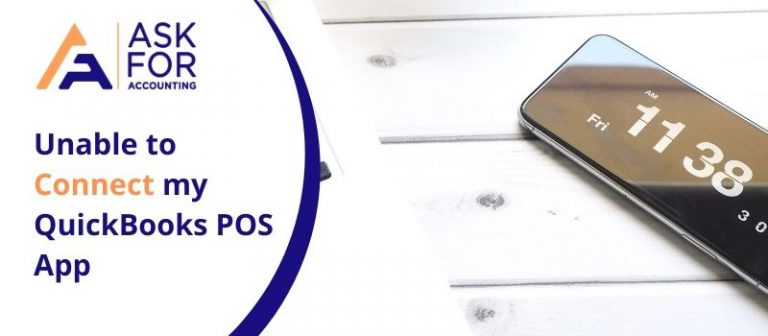 Unable to Connect my QuickBooks POS App