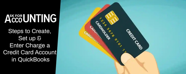 New Credit Card Account in QuickBooks