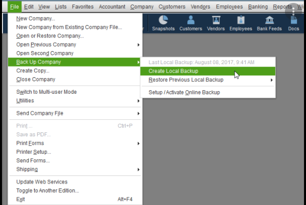 quickbooks backup scheduler quickbooks backup scheduler