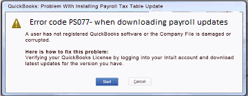 quickbooks error ps077