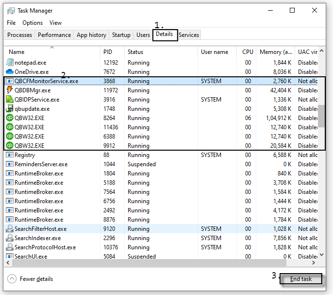 QuickBooks Already has a company file open