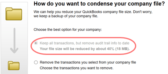 QuickBooks Condense Data Utility