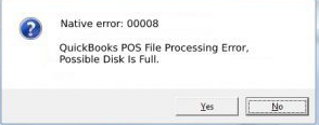 QuickBooks Native Error 00008