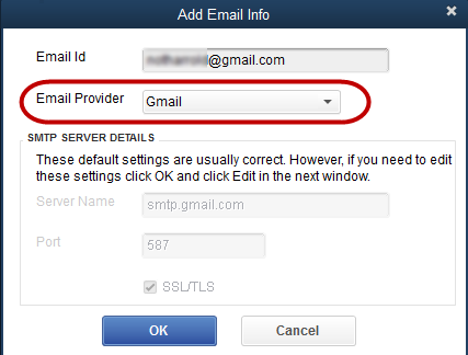 QuickBooks gmail