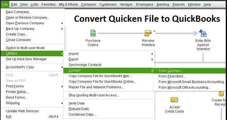 Convert Quicken Home to QuickBooks