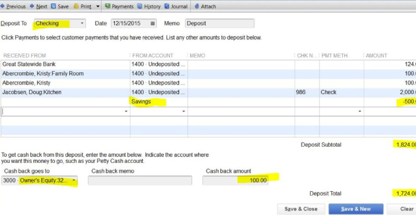 Record Owner Investment in QuickBooks