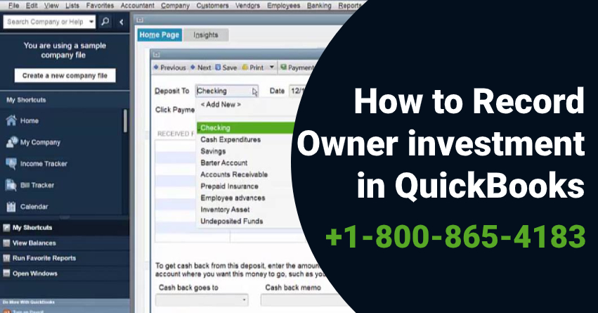 How to Record Owner Investment in QuickBooks Online