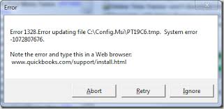 quickbooks error code 1328