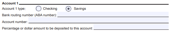 Write QuickBooks Direct Deposit Form