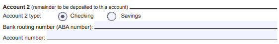 Write QuickBooks Direct Deposit Form