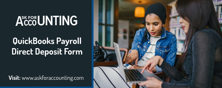 QuickBooks Payroll Direct Deposit Form Write and Setup