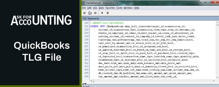 QuickBooks TLG File