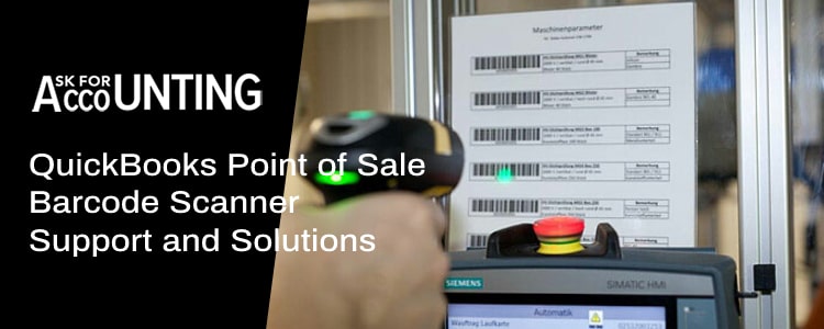 QuickBooks Point of Sale Barcode Scanner