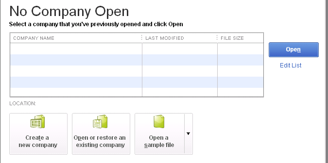 Create a New Company in QuickBooks Desktop