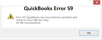 QuickBooks error 59