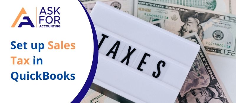 Set up Sales Tax in QuickBooks