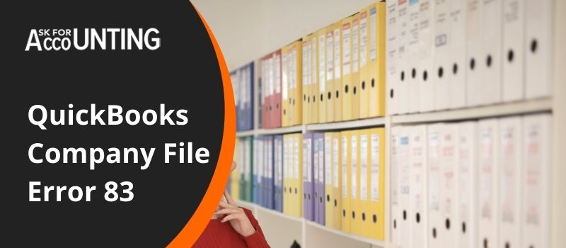 QuickBooks Error 83 QuickBooks Error 83