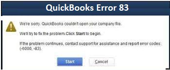 QuickBooks error 83