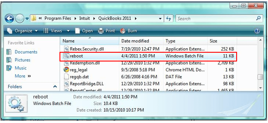 reboot windows batch file