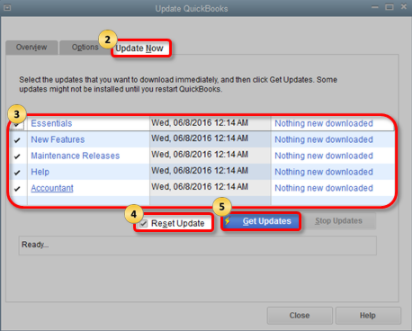 quickbooks get updates