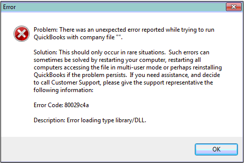 quickbooks error 80029c4a