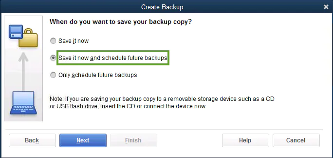 Create Backup QuickBooks