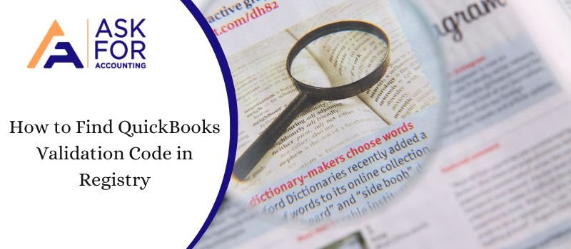 How to Find QuickBooks Validation Code in Registry?