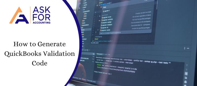 How to Generate QuickBooks Validation Code?