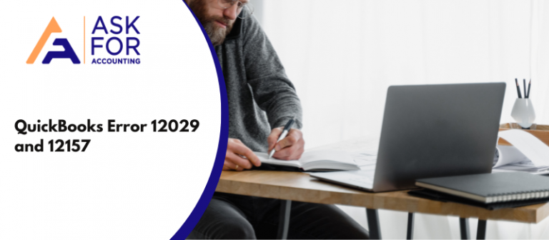 QuickBooks Error 12029 and 12157