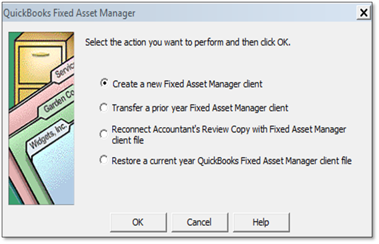 qb fixed asset manager client wizard