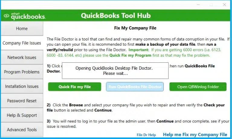 QuickBooks File Doctor