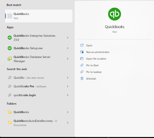 open quickbooks desktop